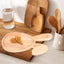 Platos madera para servir conejitos Pascua y fiestas