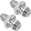 Engrase recto acero inox M5x0.315pulg hidráulico 2 pzas