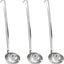 Set 3 Pzas Cucharón Acero Inox 4oz con Mango Largo