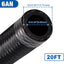 Kit manguera AN6 CPE 20ft negro