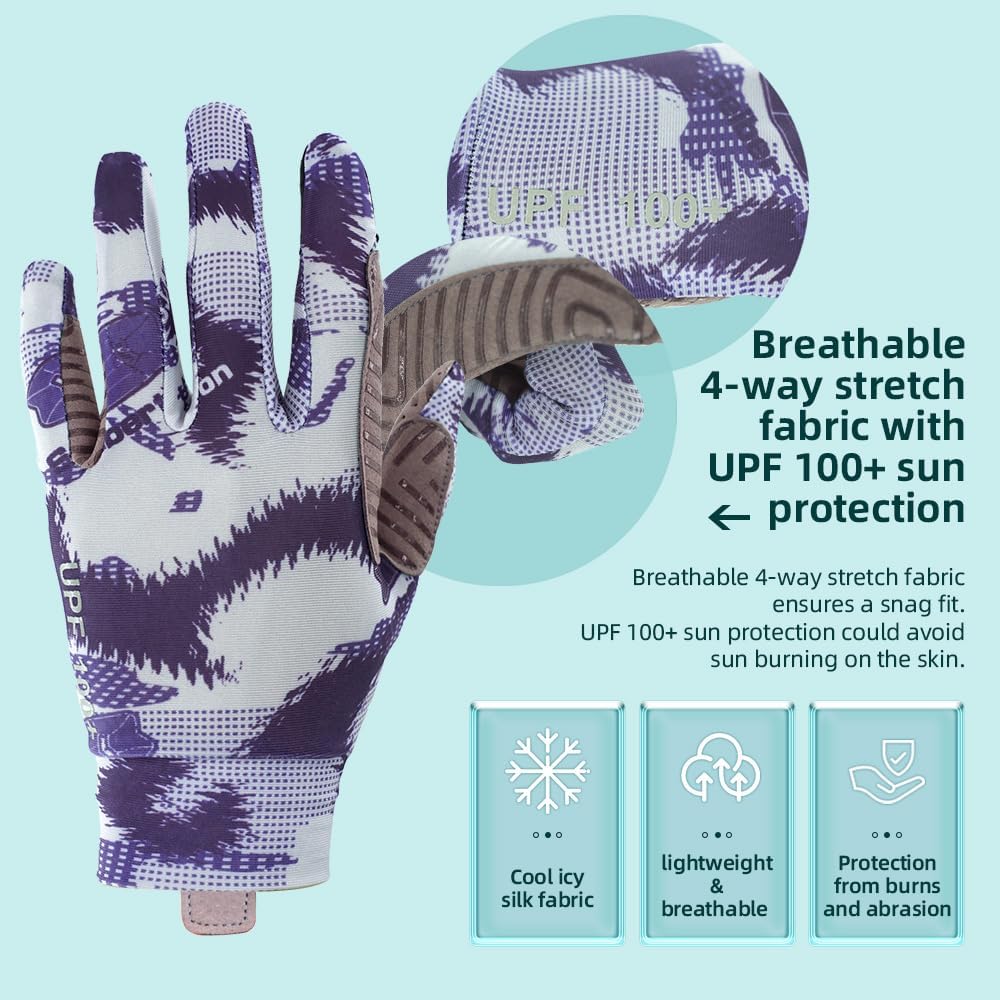 Guante solar UPF100 pantalla táctil adultos jóvenes