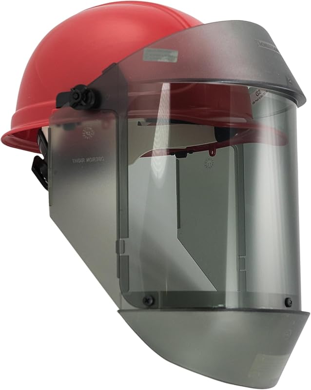 Protector facial arc flash 12 cal TCG con tapa dura