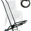Silla apilable banquete carrito 12 sillas ruedas goma cuerda