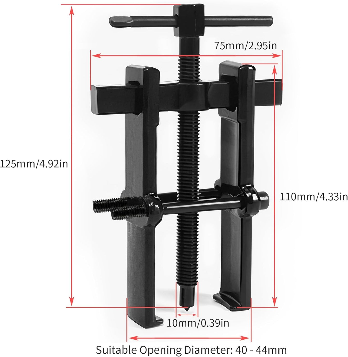 Extractor mandíbula universal 2" acero alto carbono