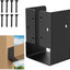 Soporte viga oculto 4x6 con brida acero q235b