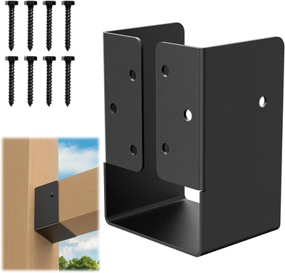 Soporte viga oculto 4x6 con brida acero q235b