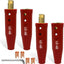Set 4 Conectores Soldadura Rojo