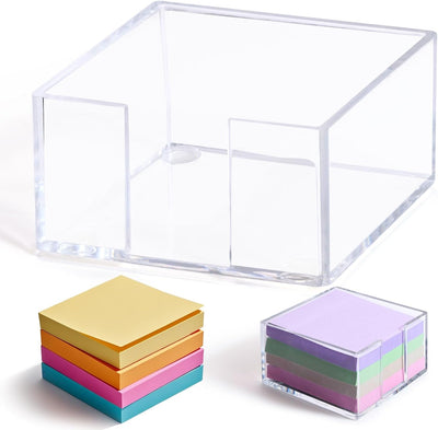 Soporte notas adhesivas acrílico transparente dormitorio
