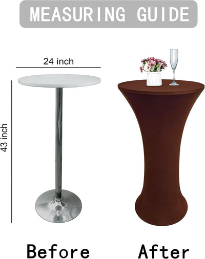 Manta para mesa bar 24x43pulg color marrón ajustable