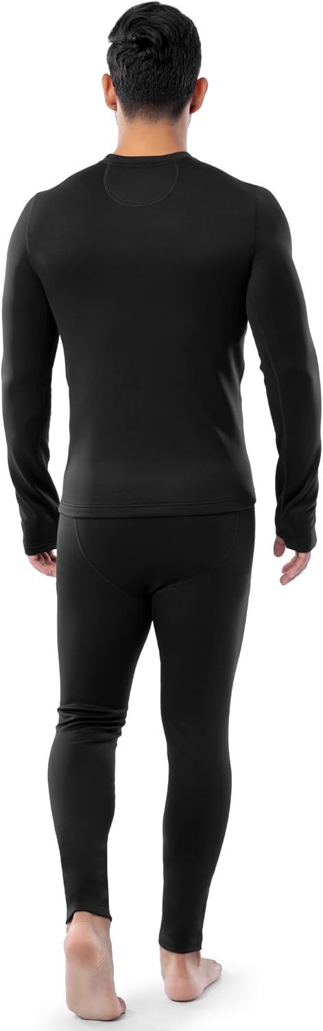 Conjunto ropa interior térmica forro polar cepillado hombre