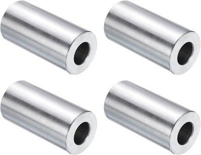 4 Pzas Espaciador Acero Inox 1/2x1x2 con Rosca
