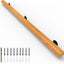 Pasamanos madera escaleras 7pies antiderrap