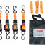 Kit correas trinquete 12pies gancho 4 bucles bolsa
