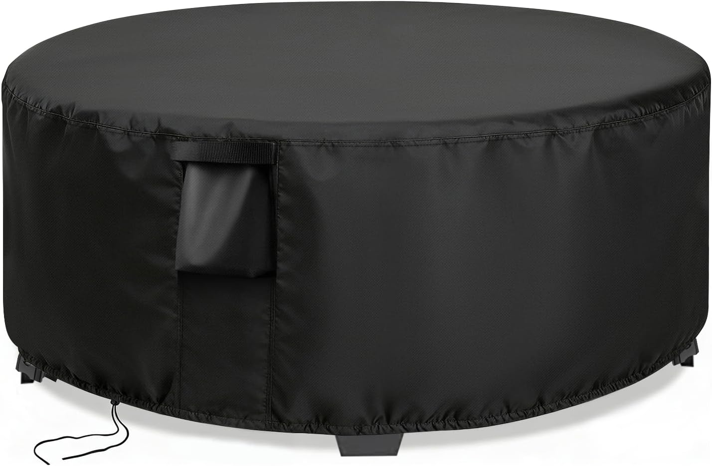 Funda redonda mesa café 38x18pulg impermeable exterior
