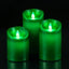Velas LED con mecha móvil control remoto temporizador