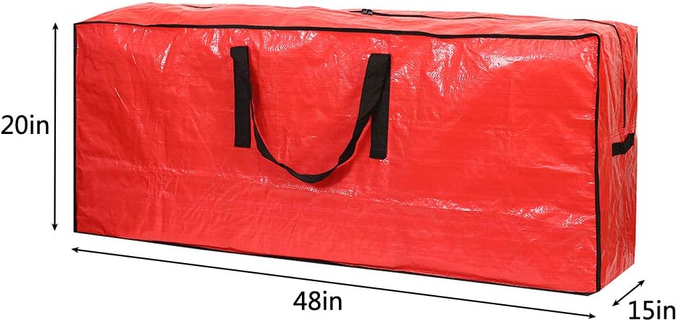 Bolsa almacenamiento árbol Navidad 7.5ft doble cremallera