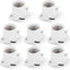 Portalámparas E26 porcelana base roscada 6pulg 8 Pzas