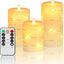 Velas LED sin llama con control remoto 4-6"
