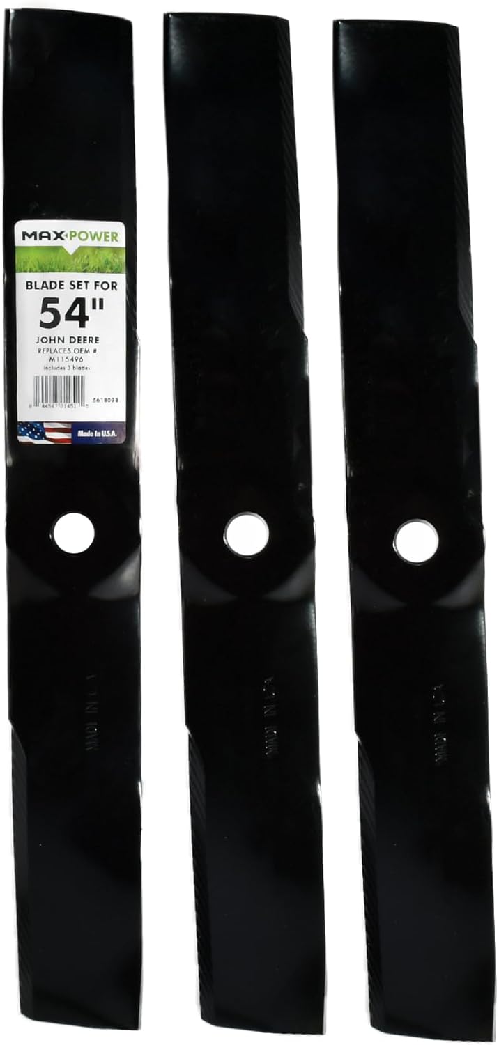 Set 3 cuchillas corte 54pulg John Deere