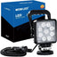 Luz trabajo LED portátil 27W base magnética auto campamento