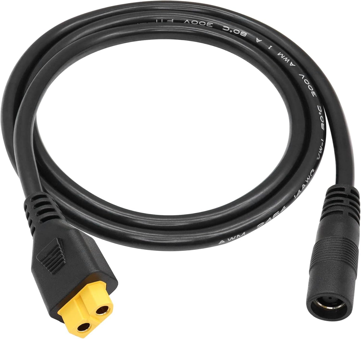 Adaptador XT60 a CC 0.315pulg 14AWG para estación energía