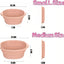 4 Lavabos Plegables 2.5-4.5L Cesta Plástico