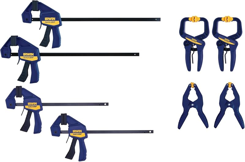 Set 8 Abrazaderas Agarre Rápido 6" Carpintería
