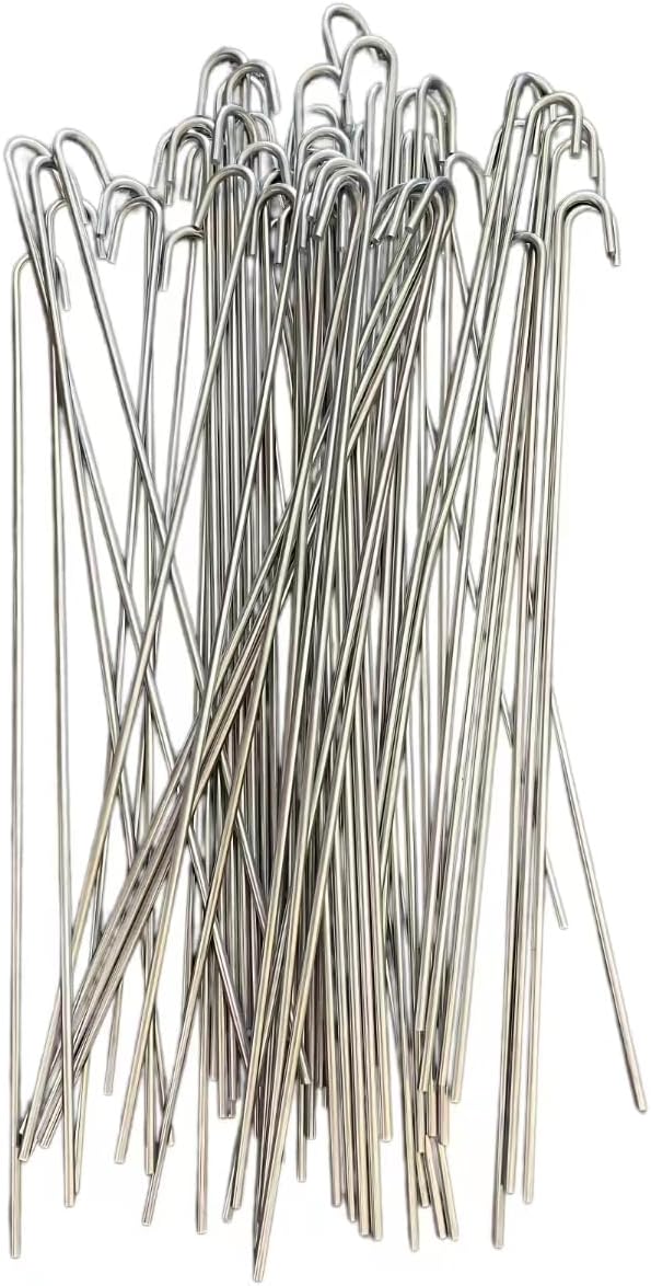 100 Lazos Cadena 10" Aluminio Resistentes Valla Perro