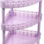Estante baño 3 capas organiz. esquina triangular
