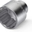 Socket 46mm 1 pulg 12 puntos métrico cromo vanadio