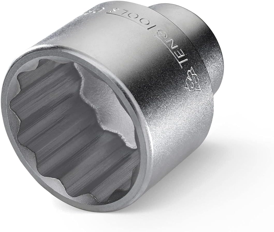 Socket 46mm 1 pulg 12 puntos métrico cromo vanadio