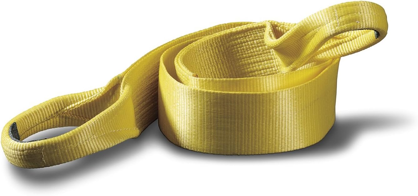 Correa nailon cabrestante 15 toneladas 4pulg x8ft amarillo