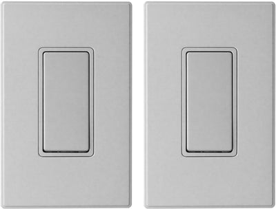 Interruptor luz 3 vías gris 15A 120-277V reemplazo