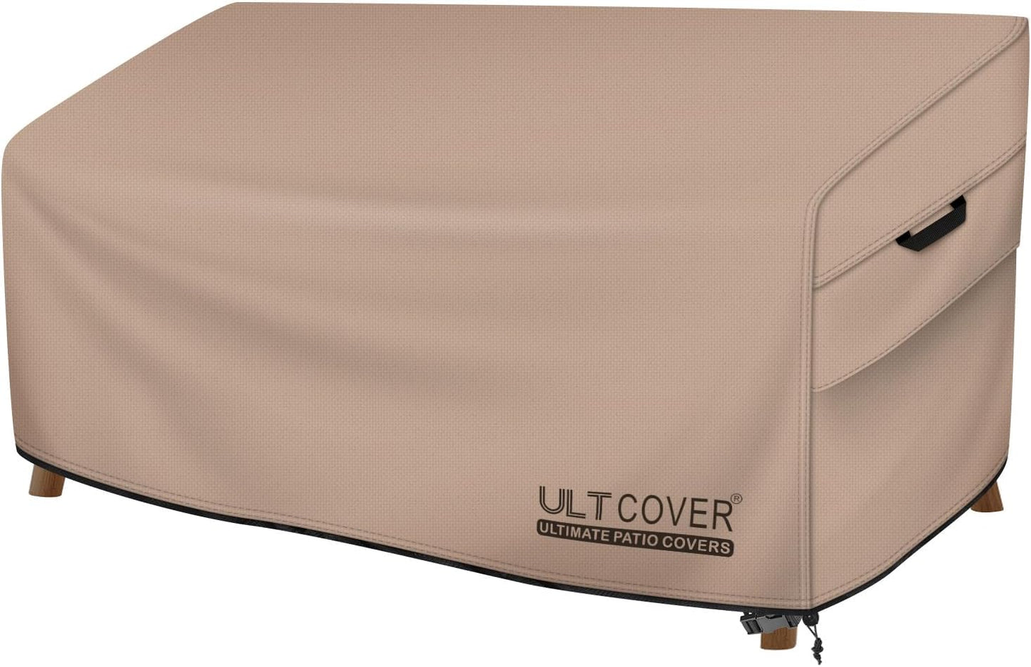 Funda sofá patio 60x35x35pulg impermeable 2 plazas