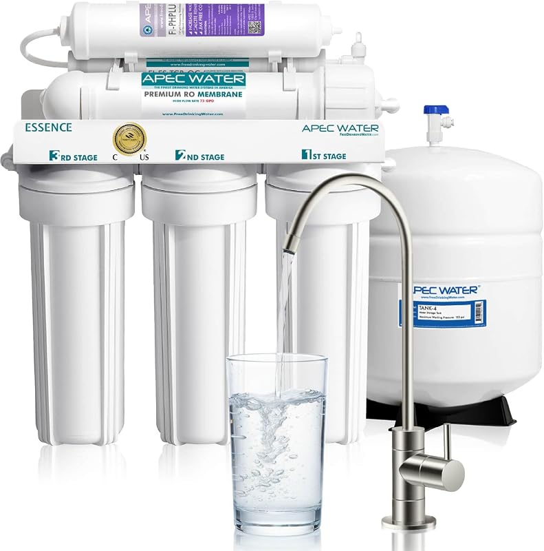 Sistema filtro agua potable PH 75 GPD 6 etapas ósmosis