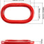 Anillo elevación cadena acero grado 80 5/8" 2 Pzas rojo
