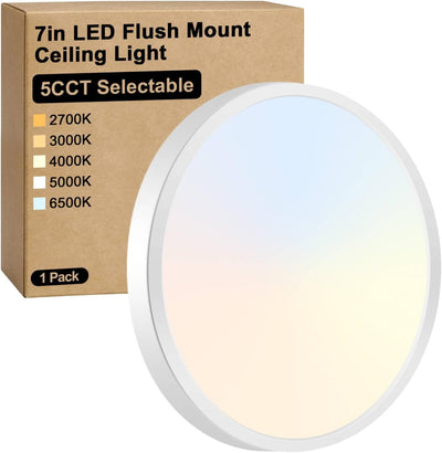 Lámpara techo LED empotrado 7pulg 12W