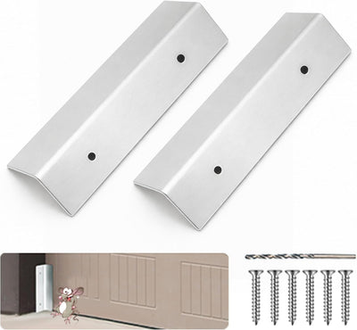 2 Protectores mouse puerta garaje resistentes uso residencial