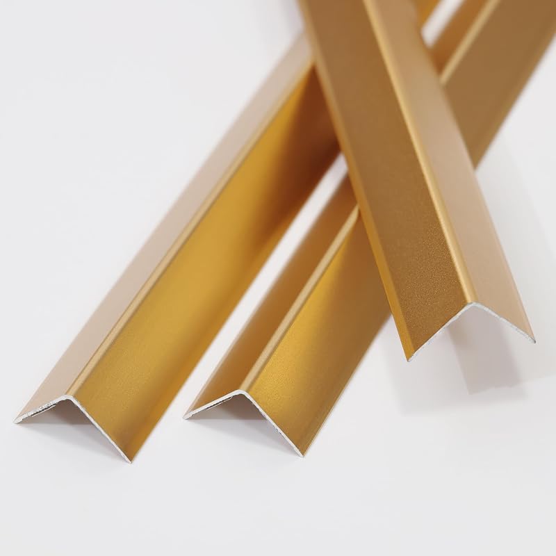 3 Protecciones rincón aluminio forma L para puerta mesa