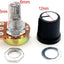 10 Potenciómetros B10K Ohm Eje 0.236pulg Giratorio Con Tapa