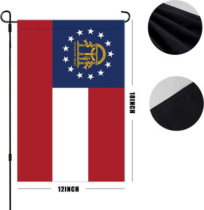Bandera jardín 12x18pulg doble cara resistente colores vivos