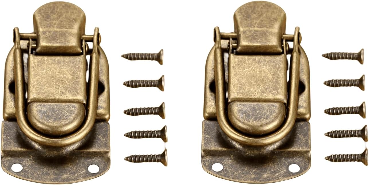 2 Pzas Cierre Metal Hebilla Bronce Antiguo