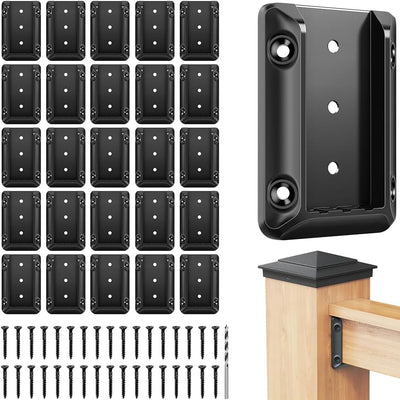 Conectores barandilla madera 2x4 con tornillos