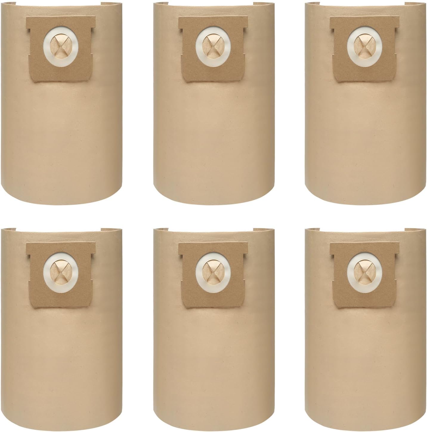 6 Pzas bolsas polvo para aspiradora húmeda y seca 5-6-8gal comp DXV