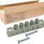 Kit barra tierra aluminio 4 AWG 50 unidades