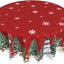 Mantel navideño 60pulg poliéster con muñeco y reno