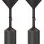 2 Fundas Calentador Patio Tela Resistente 89x33x19"