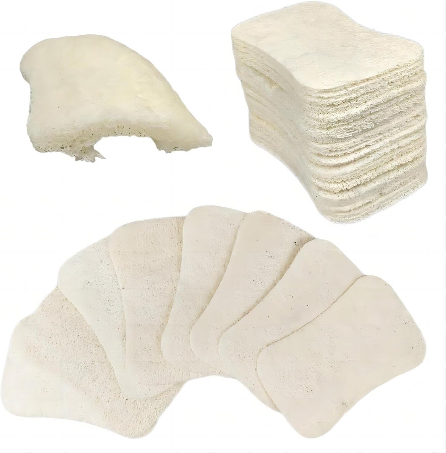 50 Esponjas Lufa Multiusos Antiarañazos Cocina Baño