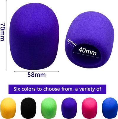 Funda micrófono espuma lavable 6 colores