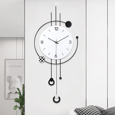 Reloj de pared moderno grande para sala de estar y oficina
